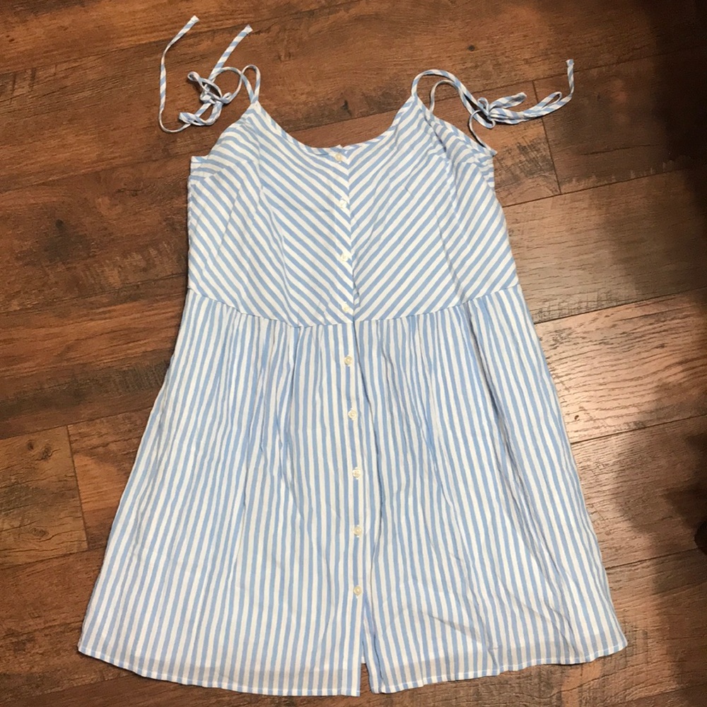 NWOT Striped Levi’s Dress With Adjustable Straps S